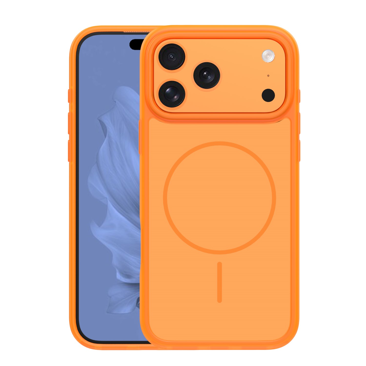Frame Thin Mag maciņš for iPhone 17 Pro Max 6,9" oranžs