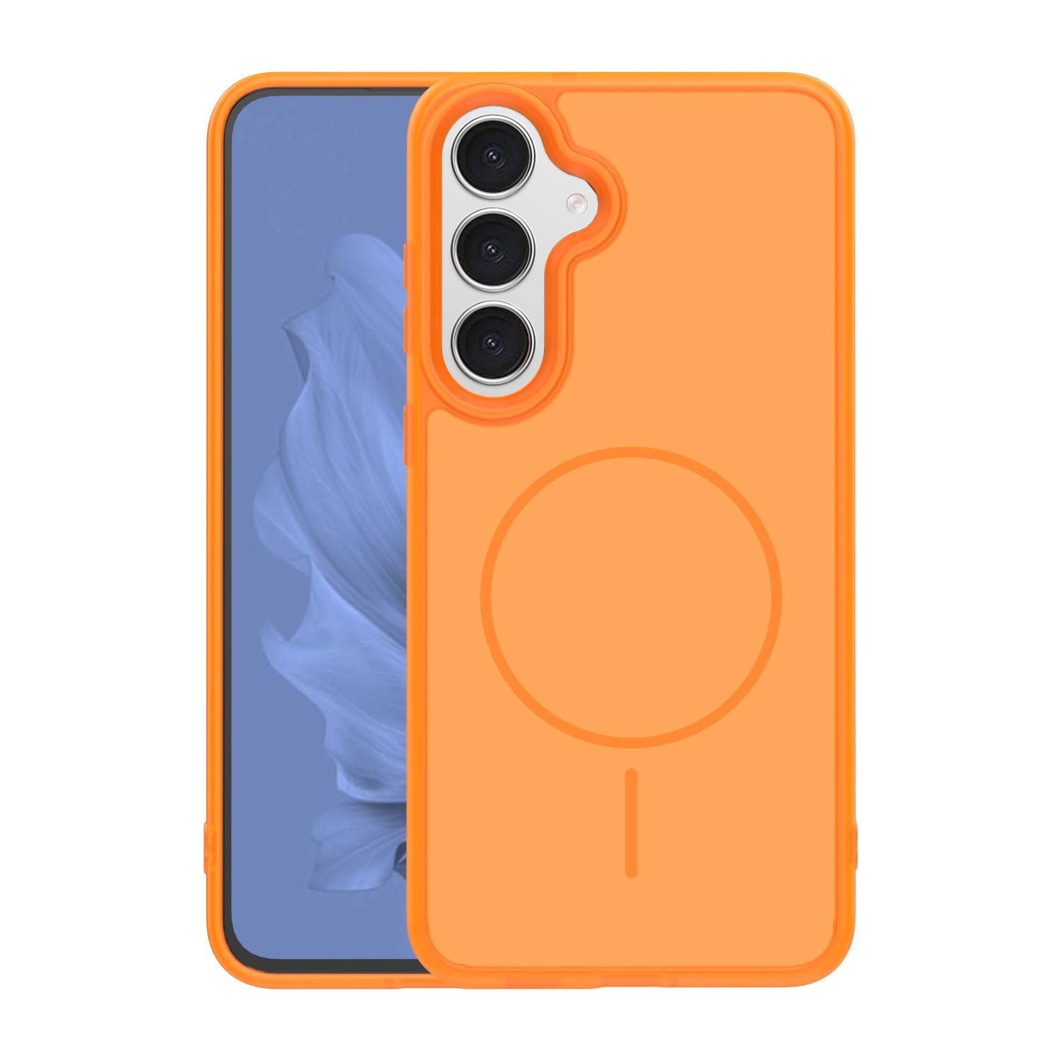 Frame Thin Mag maciņš for Samsung Galaxy S26 Plus oranžs