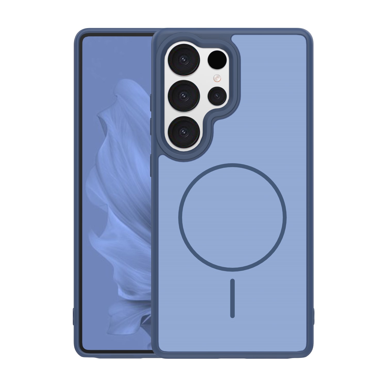 Frame Thin Mag maciņš for Samsung Galaxy S26 Ultra tumši zils