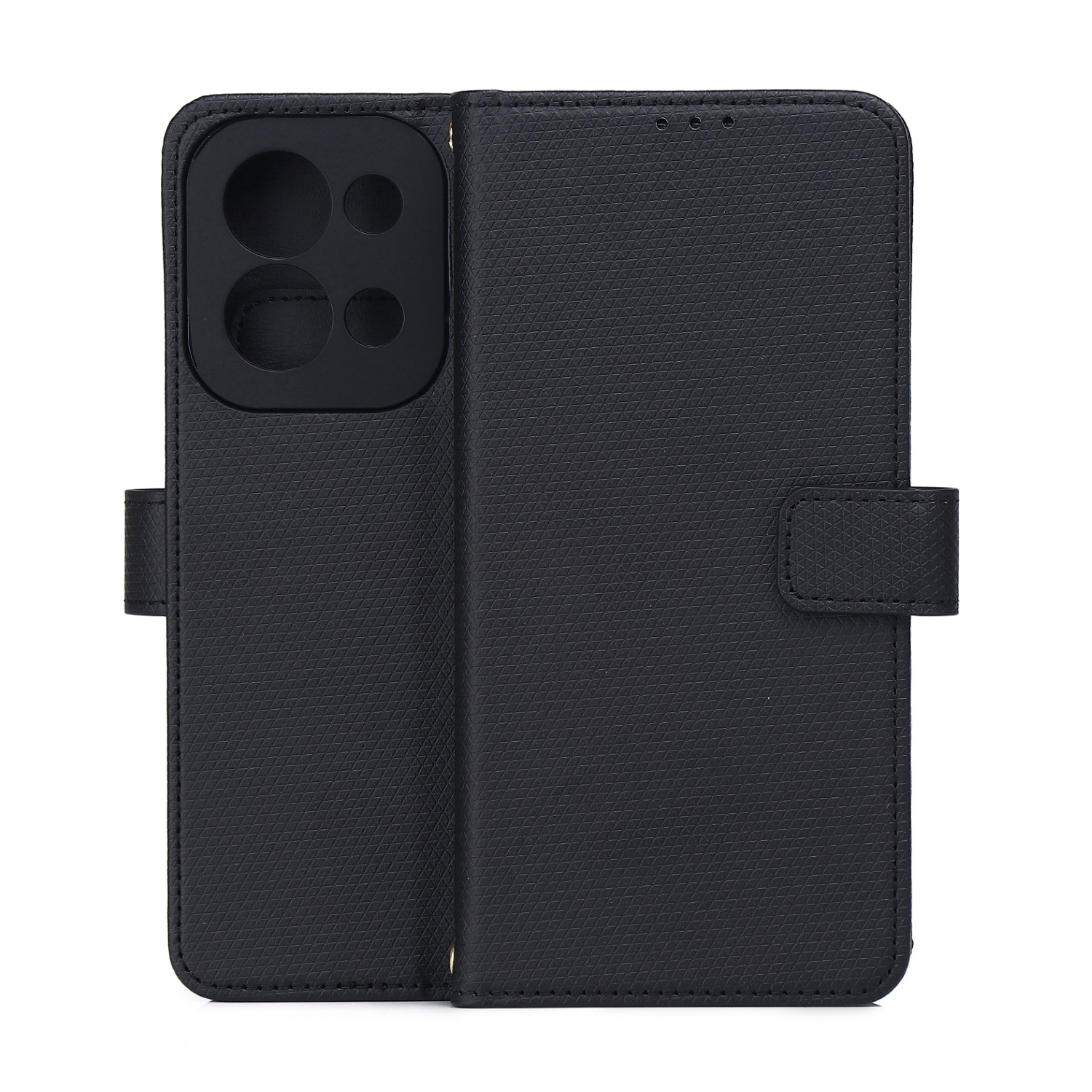 Viedais Triangle maciņš for Xiaomi Redmi 15C 4G EU / 15C 5G EU (173.16 x 81.06 x 8.2 mm) melns