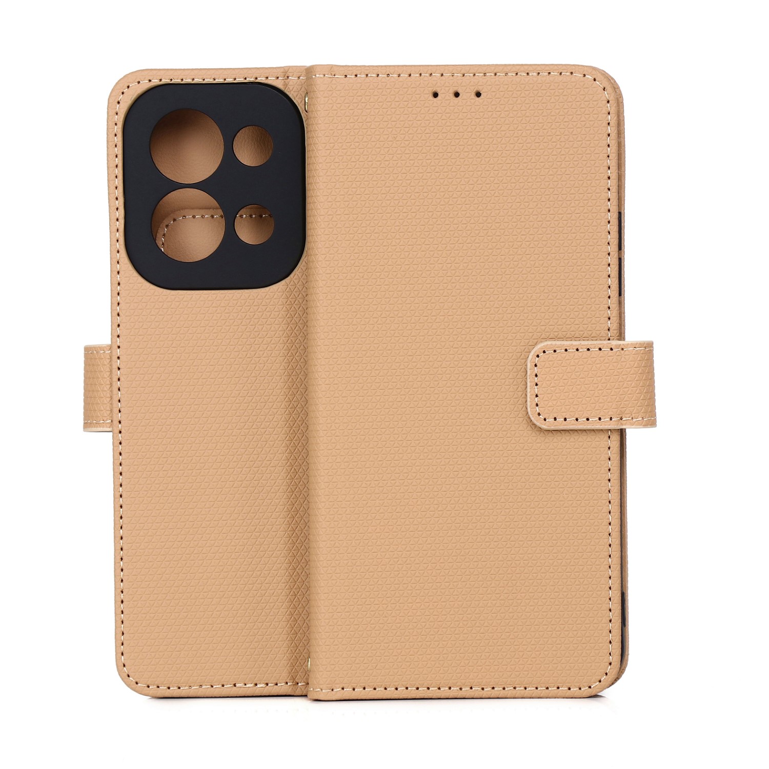 Viedais Triangle maciņš for Xiaomi Redmi 15C 4G EU / 15C 5G EU (173.16 x 81.06 x 8.2 mm) brūns