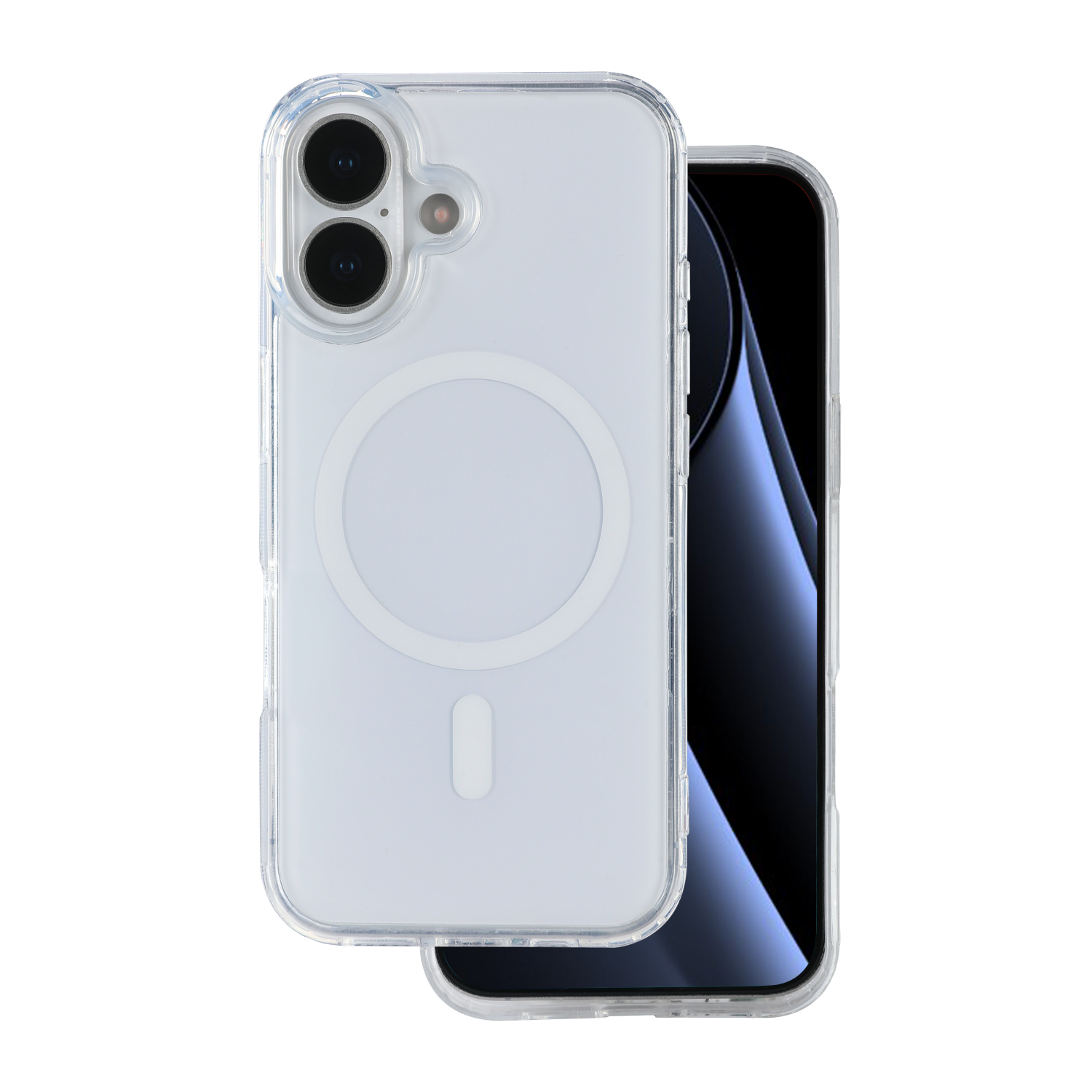 Lowkey Mag for iPhone 17 6,3" balts