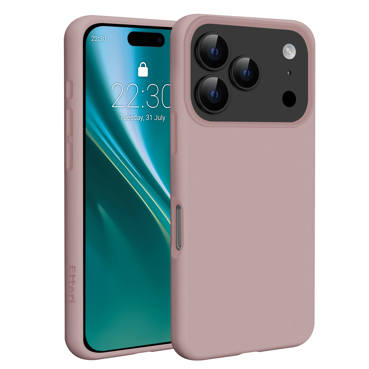 Etteri Silikona Mag maciņš for iPhone 17 Pro gaiši rozā