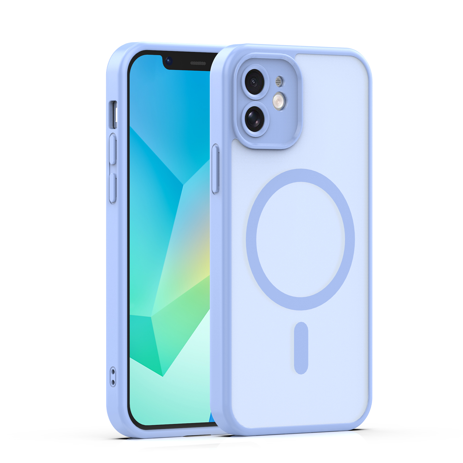 Mag Matt maciņš iPhone 12 6,1" gaiši zils