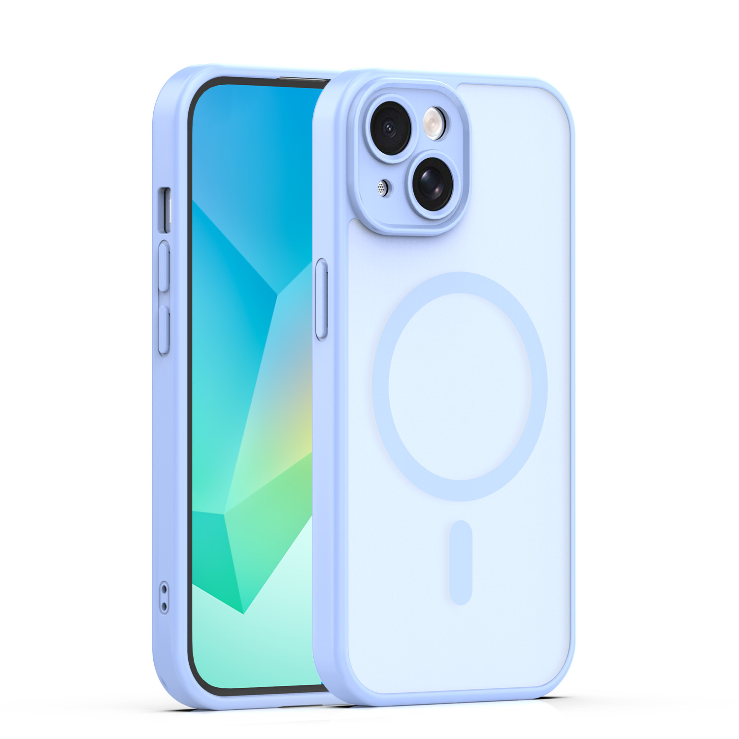 Mag Matt maciņš iPhone 14 6,1" gaiši zils