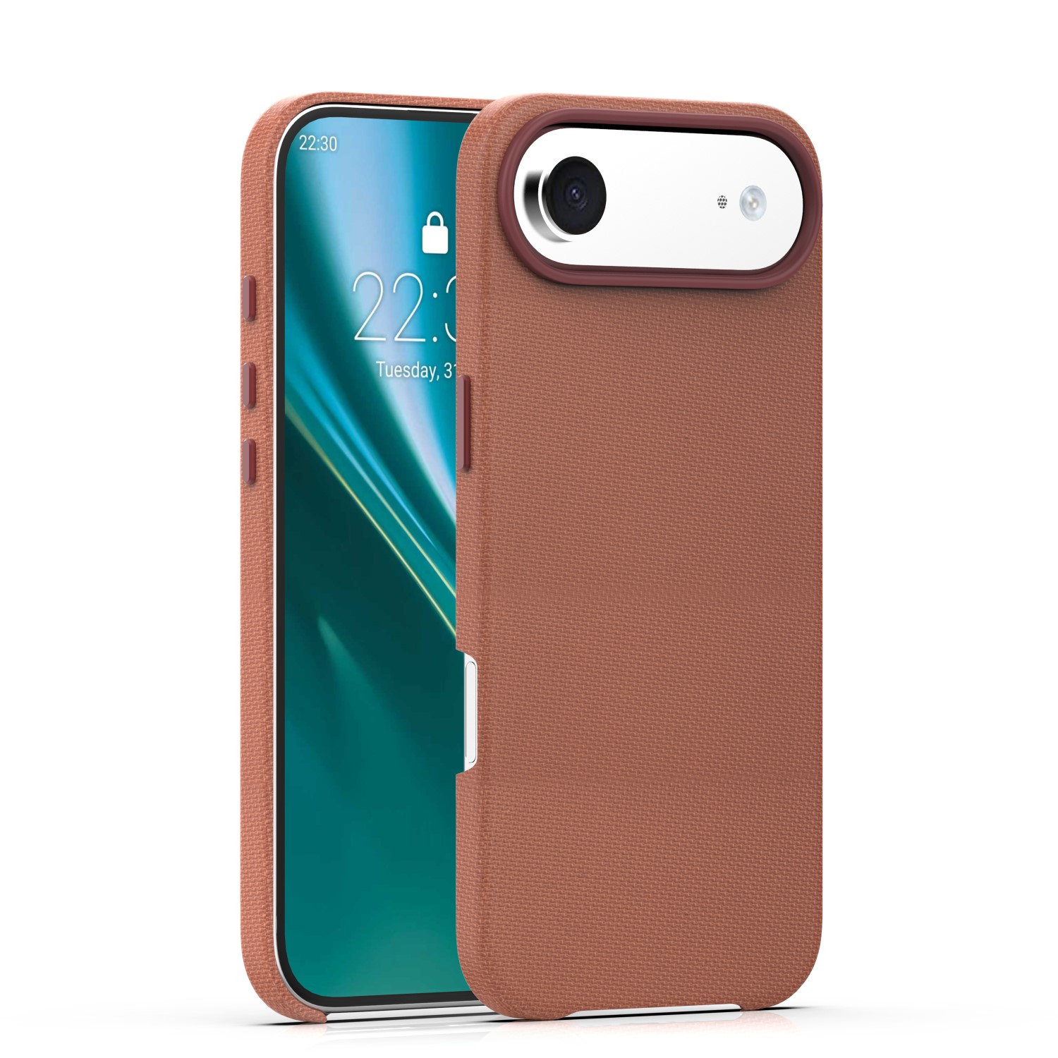 Etteri Elegant Mag case for iPhone 17 Air 6,6" brown