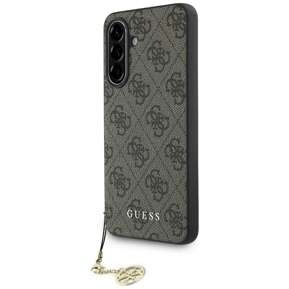 Guess 4G Charms Collection apvalks Samsung Galaxy A36 - Brūns
