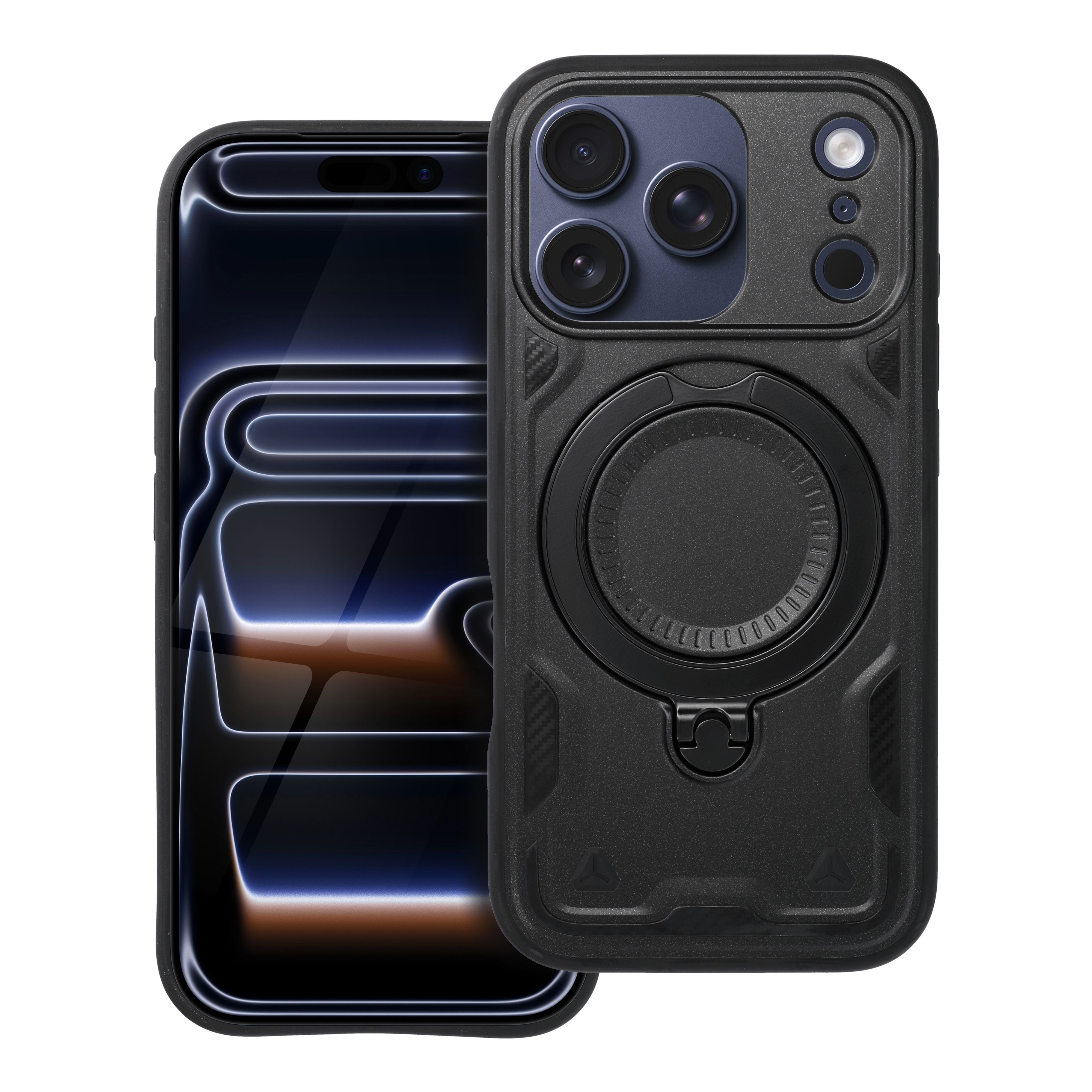 Viedtālruņa apvalks FROST ARMOR IPHONE 17 Pro melns