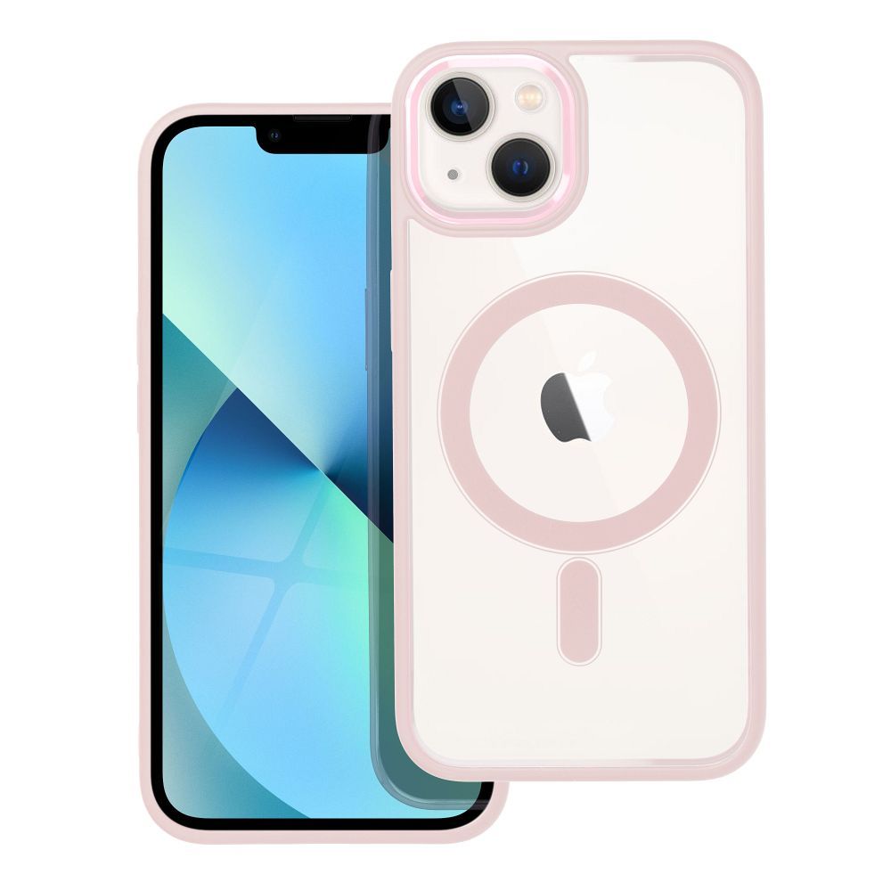 COLOR EDGE MAG COVER viedtālruņa apvalks saderīgs ar Magnētisko IPHONE 13 rozā