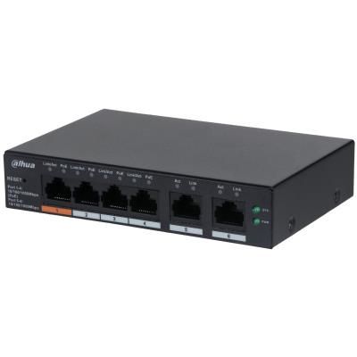 Dahua CS4006-4GT-60 komutators, L2, 4xPoE, 60W