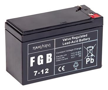 EMU akumulators 12V 7Ah VRLA FGB7-12
