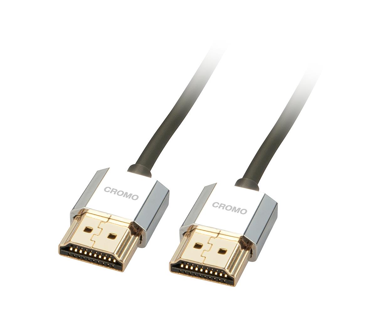 KABELIS HDMI-HDMI 0.5M/CROMO 41670 LINDY
