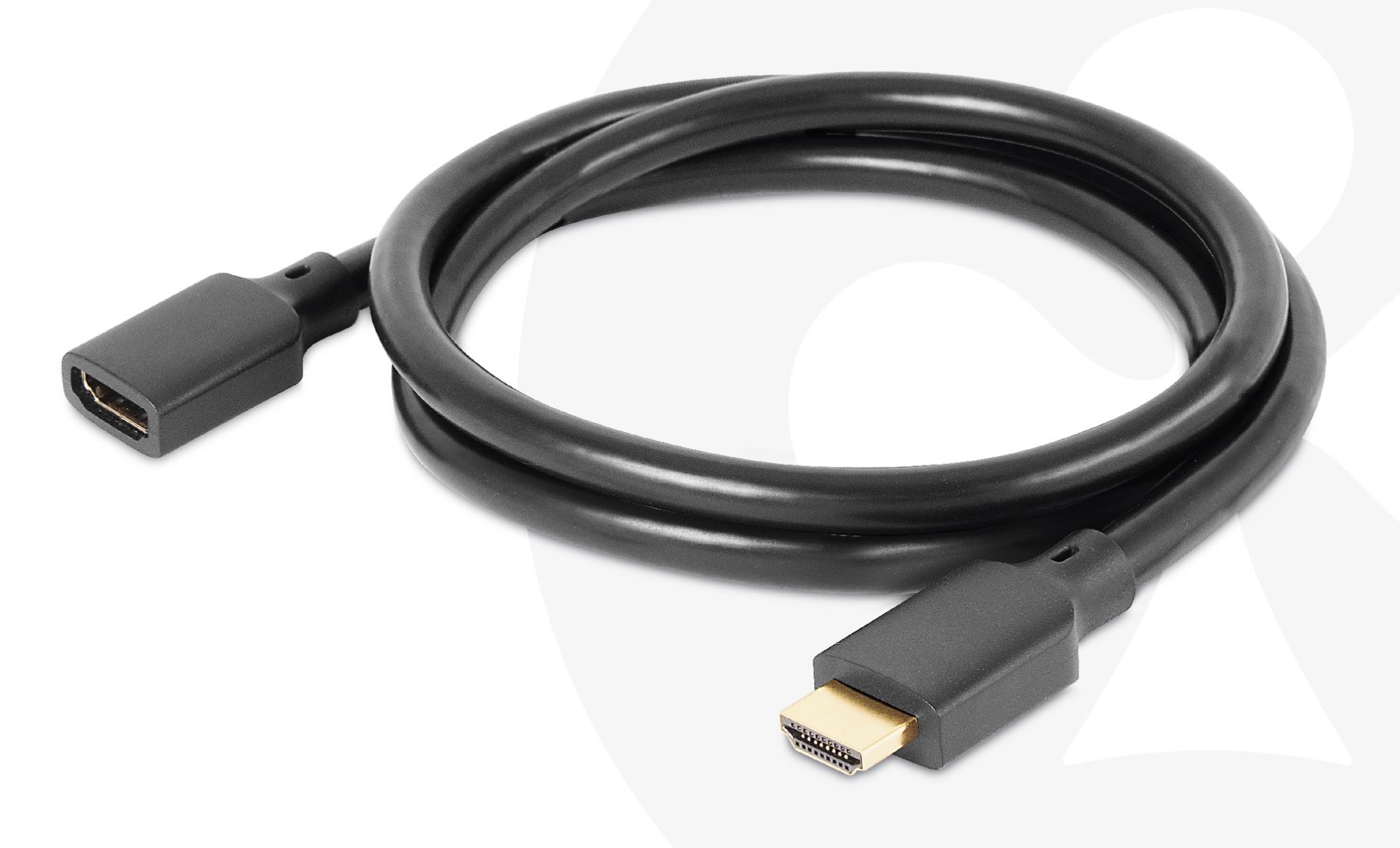 KABELIS HDMI UZ HDMI 1M/M/F CAC-1322 CLUB3D