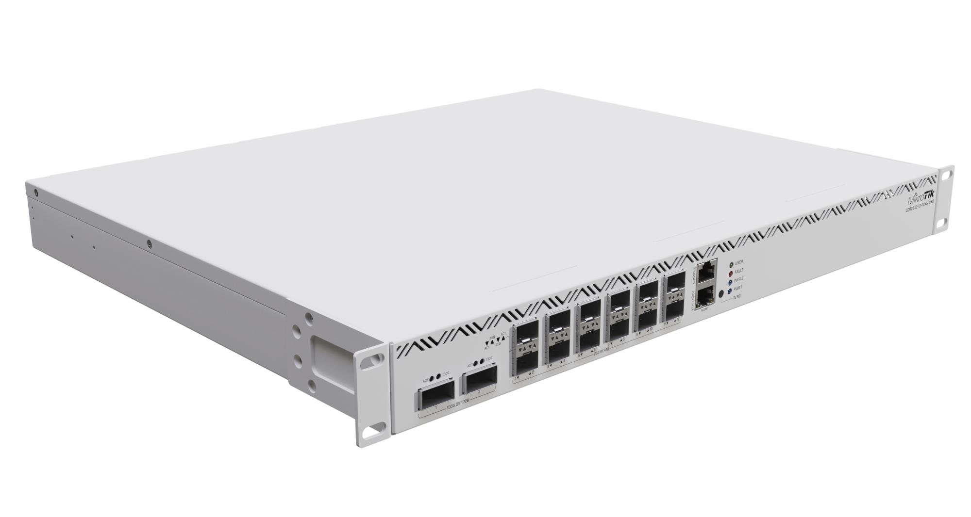 MIKROTIK CCR2216-1G-12XS-2XQ 16 portu maršrutētājs 1000M