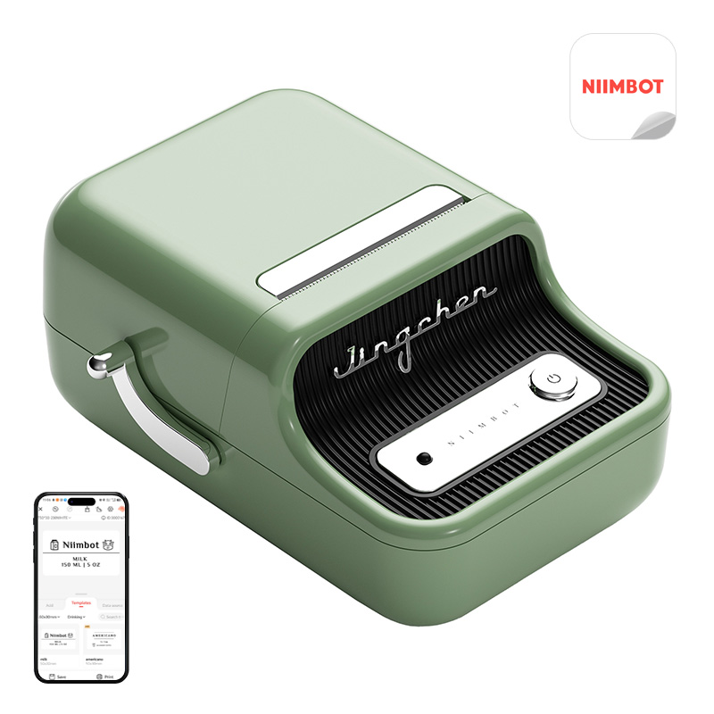 Niimbot B21 Pro Portable Label Printer (zaļš)