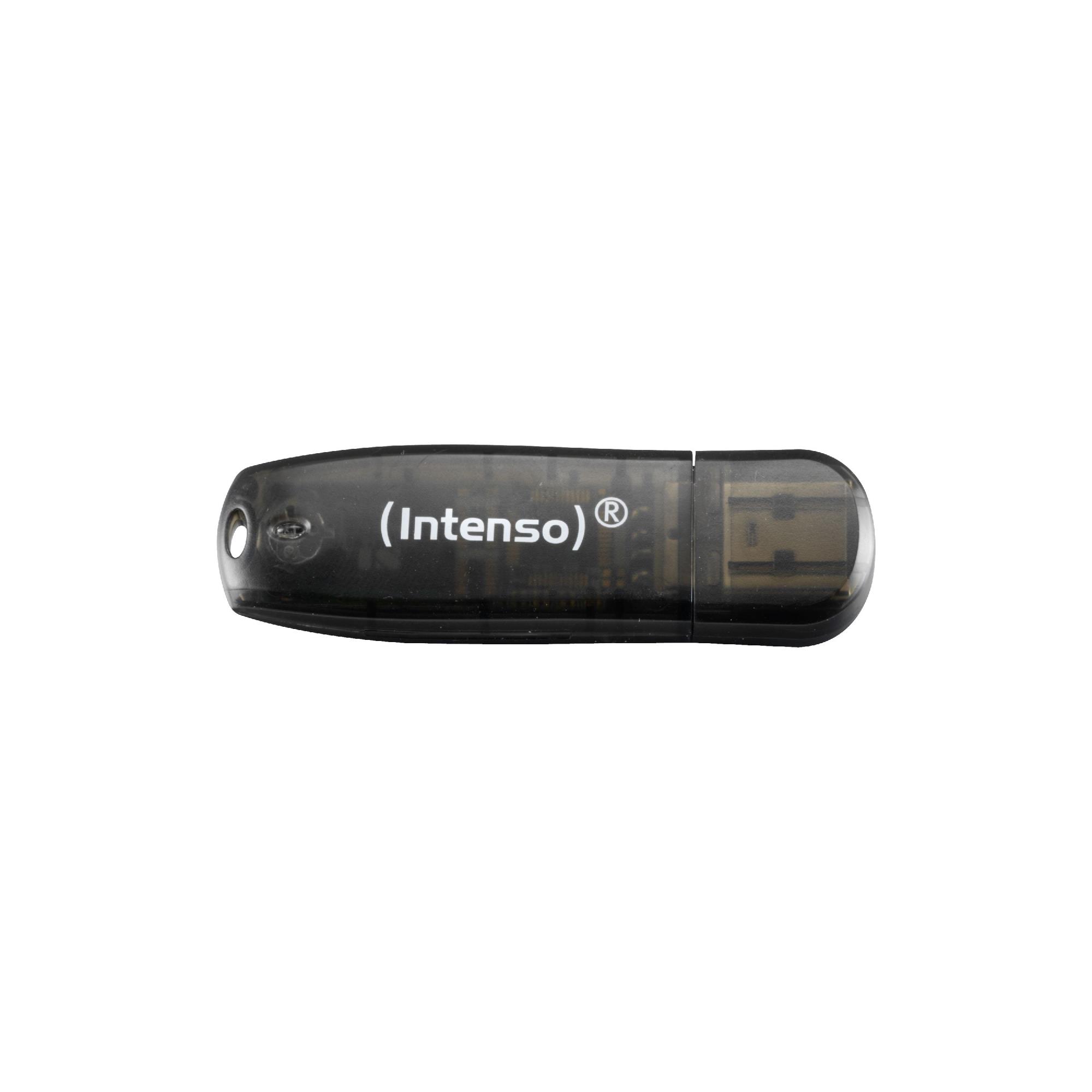 USB zibatmiņa USB2 16GB melna Intenso