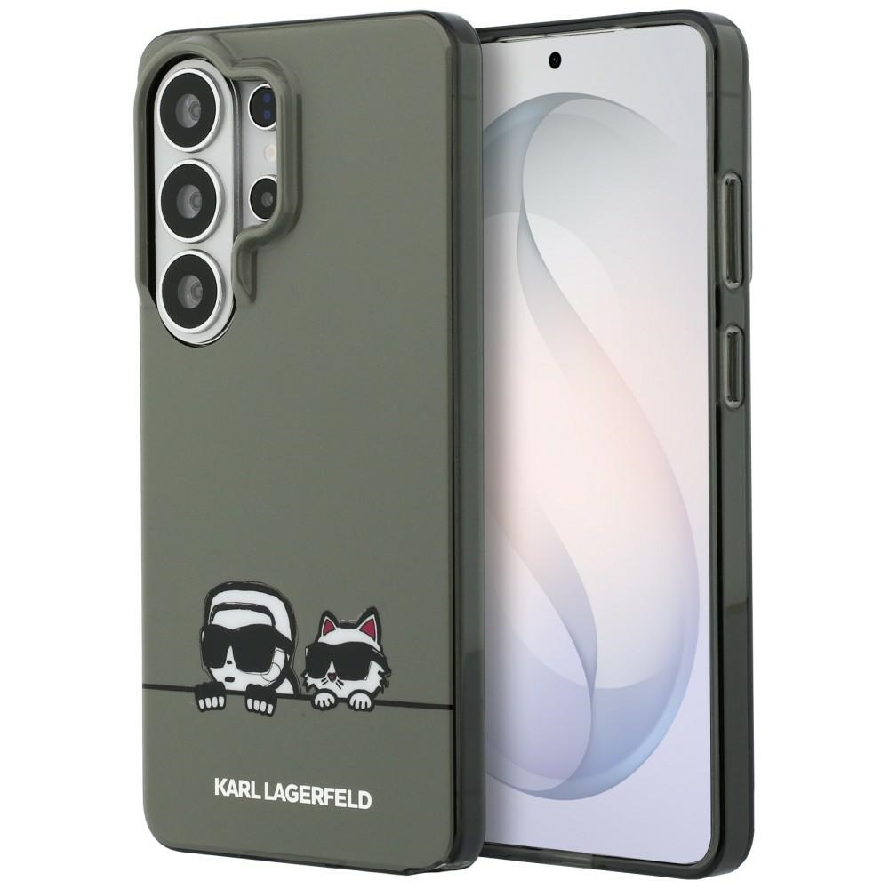 Karl Lagerfeld maciņš IML Peekaboo Karl un Choupette MagSafe priekš Samsung Galaxy S26 Ultra melns