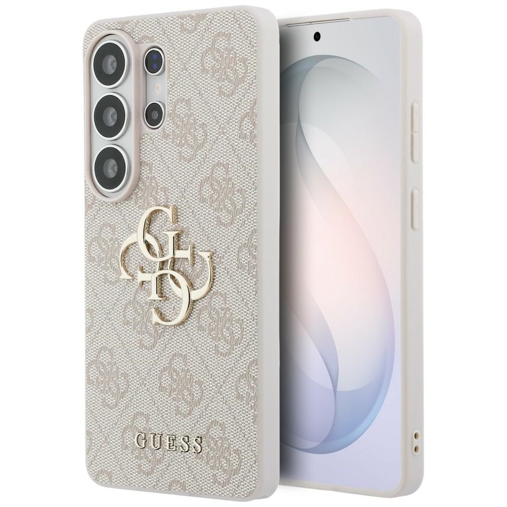 GUESS maciņš for SAMSUNG S26 Ultra GUHCS26L4GMGPI (PU 4G Big Metal Logo) rozā