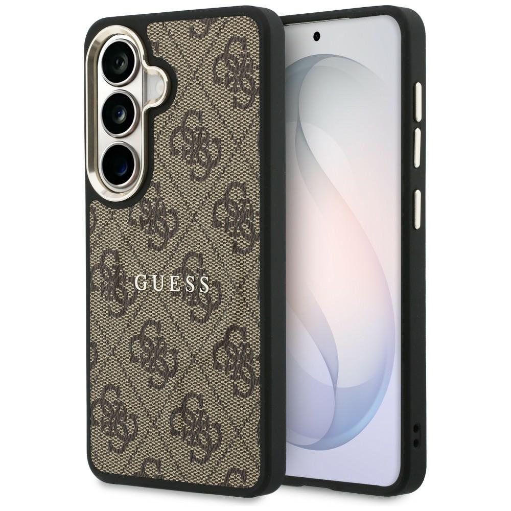 Guess maciņš 4G Embossed Ring MagSafe priekš Samsung Galaxy S26 brūns