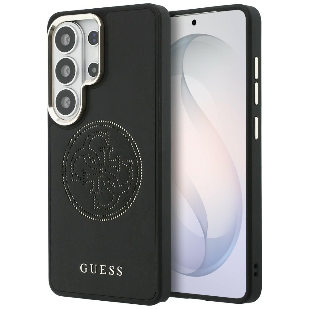 Guess maciņš Perforated Logo MagSafe priekš Samsung Galaxy S26 Ultra melns