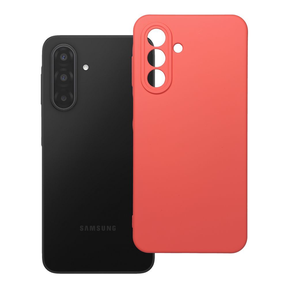 Silikona viedtālruņa apvalks SAMSUNG A17 persikas krāsa