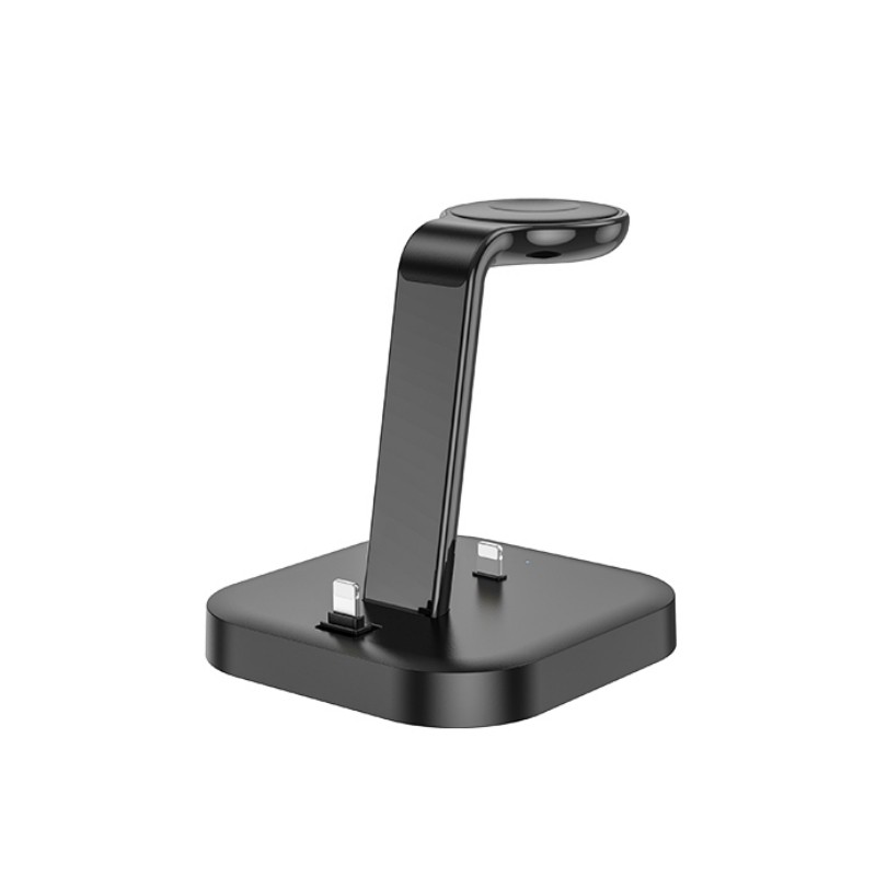 Bezvadu lādētājs Hoco 3in1 CW43 melns