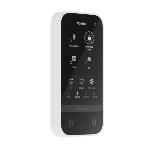 Ajax Wireless keypad with touch screen (White)
