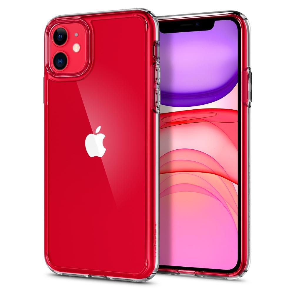 Spigen Ultra Hybrid viedtālruņa apvalks iPhone 11 - Skaidrs
