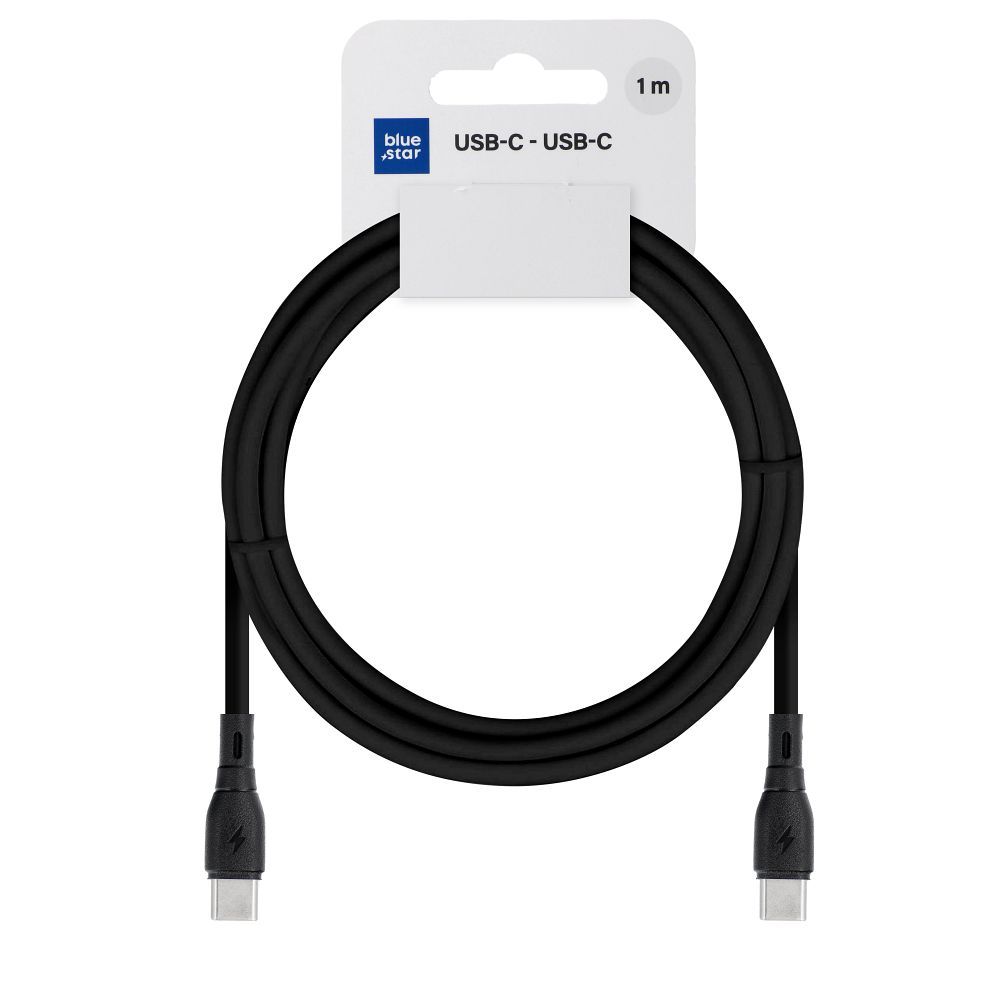 USB cable Blue Star PJ73-13-3 USB-C to USB-C 60W 1.0m black