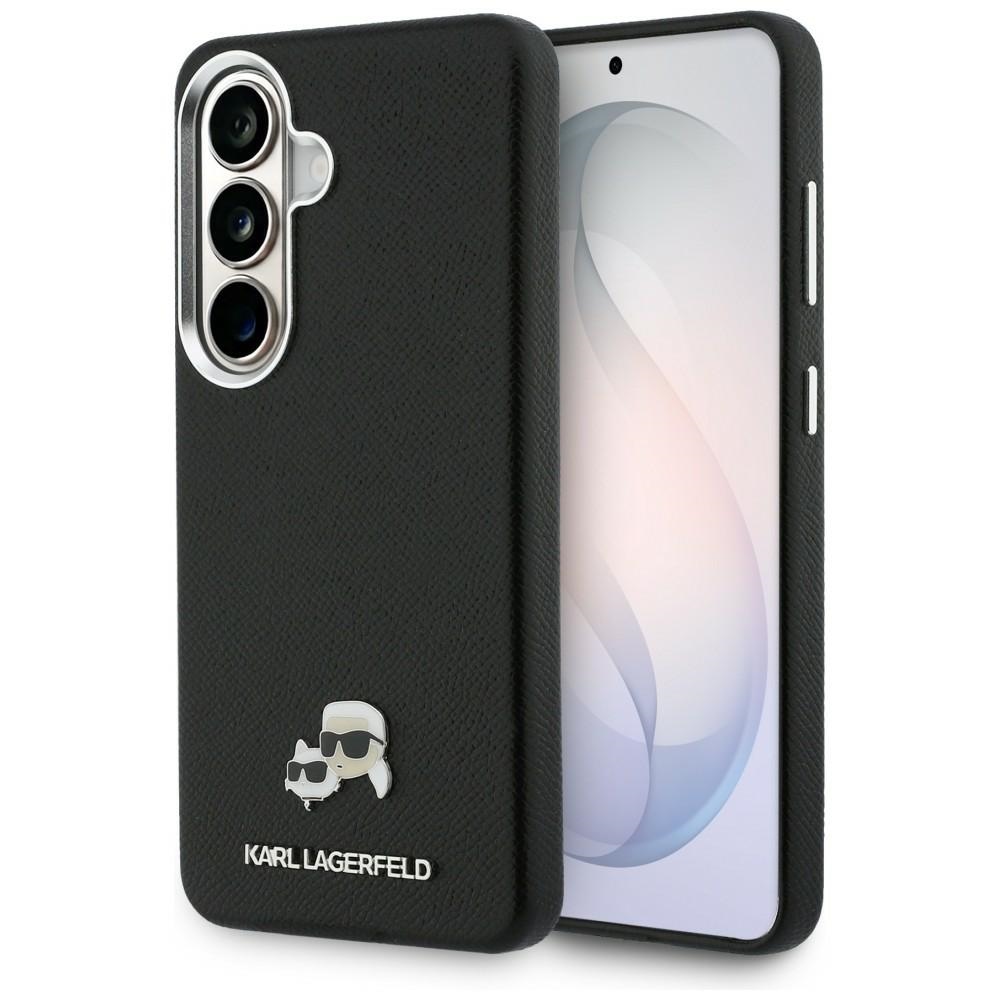 Karl Lagerfeld maciņš Saffiano KC Metal Logo MagSafe Samsung Galaxy S26 melns