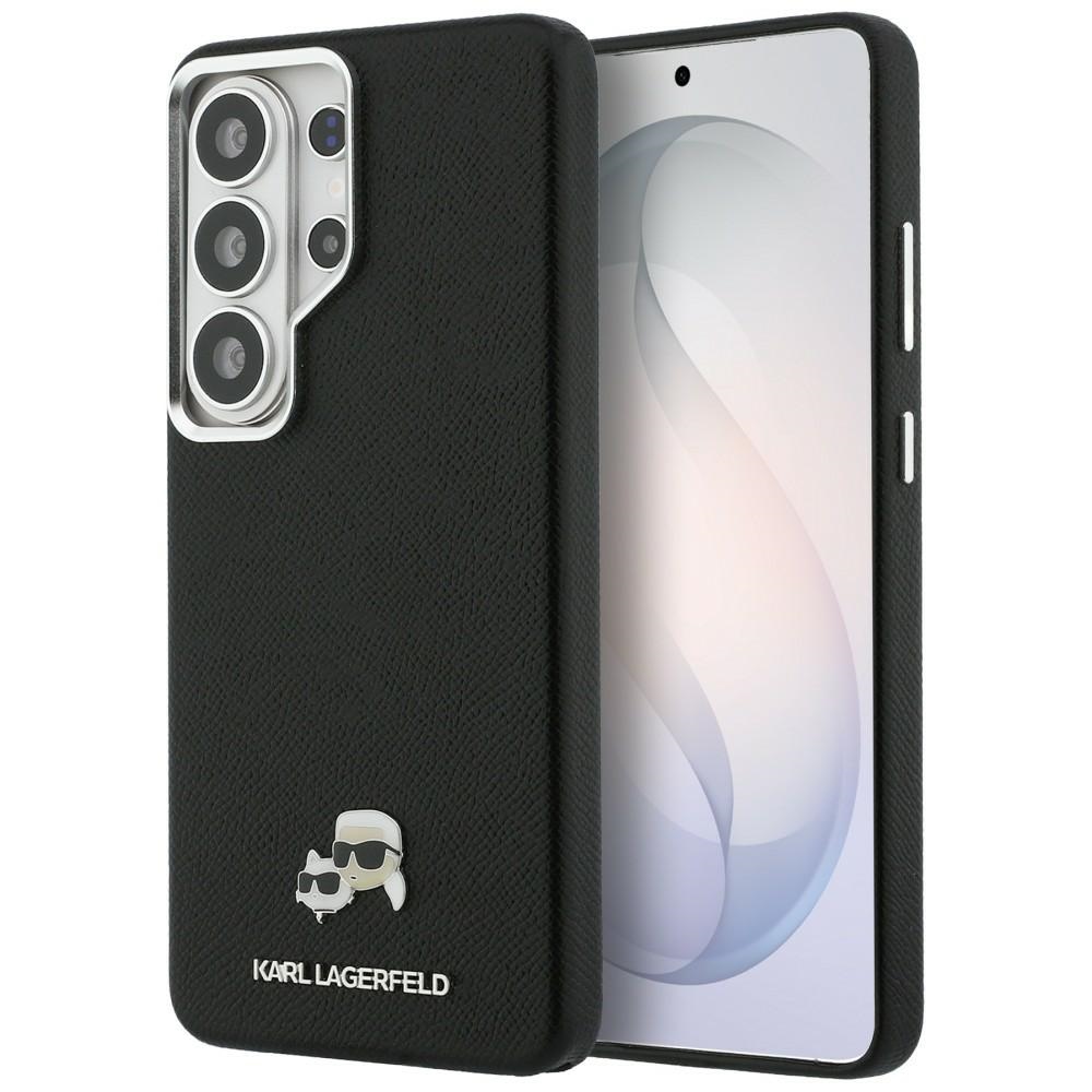 Karl Lagerfeld maciņš Saffiano KC Metal Logo MagSafe Samsung Galaxy S26 Ultra melns