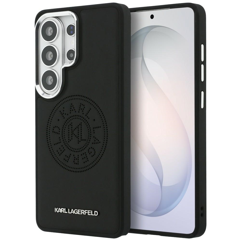 Karl Lagerfeld maciņš Perforated KL MagSafe Samsung Galaxy S26 Ultra melns