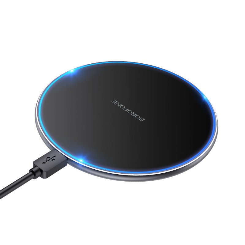 Bezvadu lādētājs Borofone BQ3 Pro 15W melns
