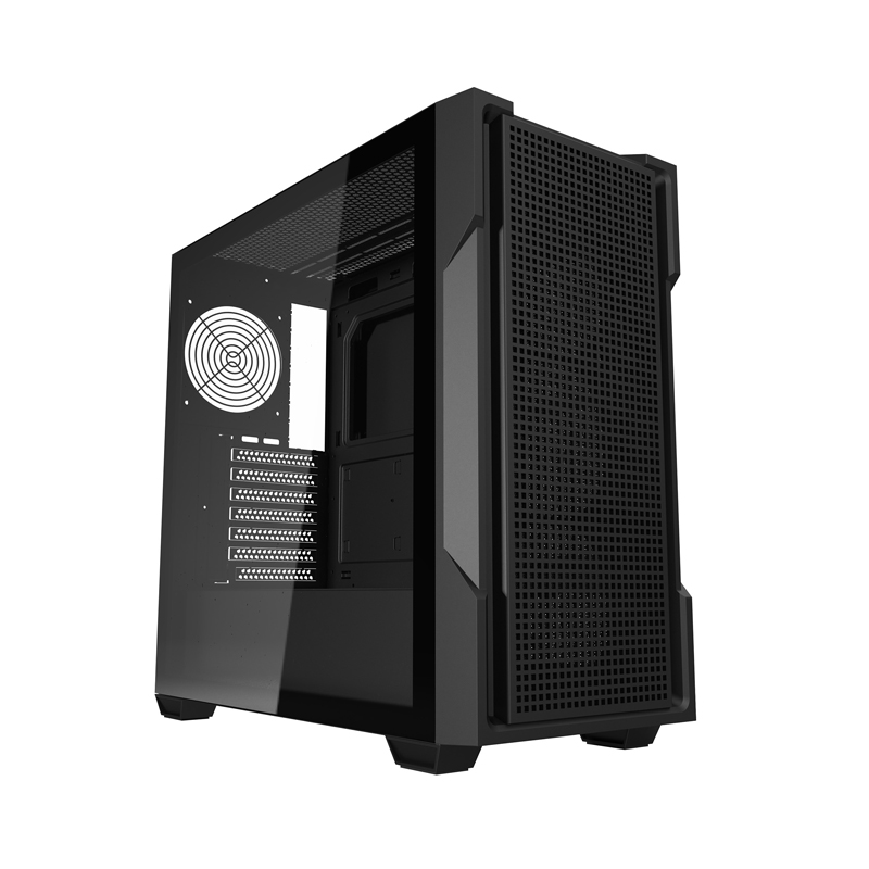 Darkflash DS900 Mesh datora korpuss bez ventilatoriem (Melns)