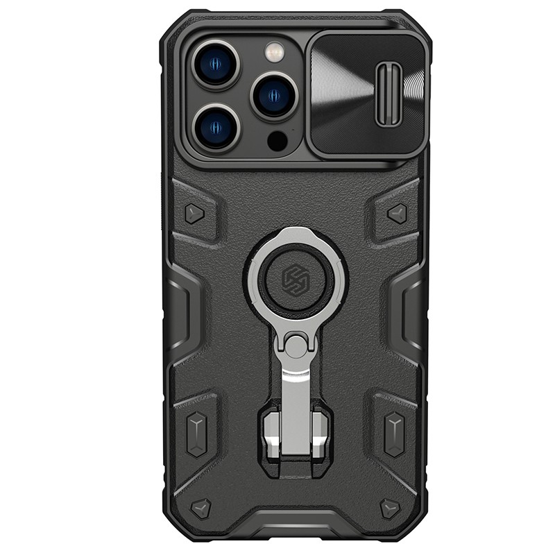 Nillkin CamShield Armor Pro viedtālruņa apvalks Apple iPhone 14 Pro melns