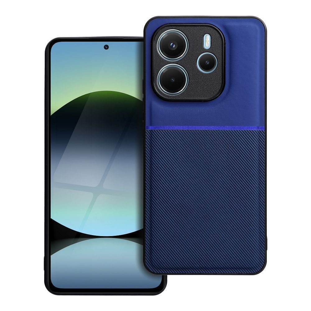 NOBLE viedtālruņa apvalks XIAOMI Redmi Note 14 4G (GLOBAL - 163,25mm x 76,55mm x 8,16mm) zils