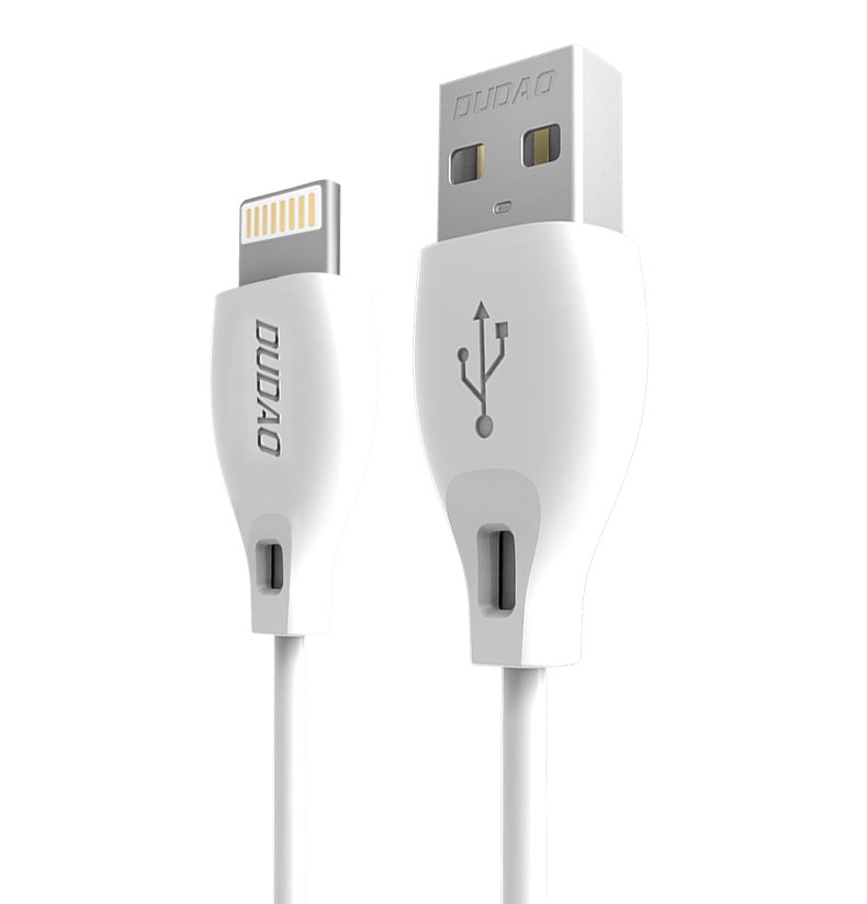 Dudao kabelis USB / Lightning kabelis 2.4A 1m balts (L4L 1m balts)
