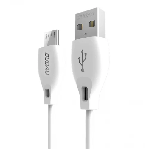 Dudao L4SM USB-A / micro USB cable 2A 1m - white