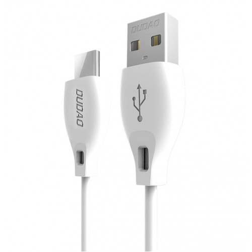 USB kabelis Dudao L4T balts Type-C 200cm