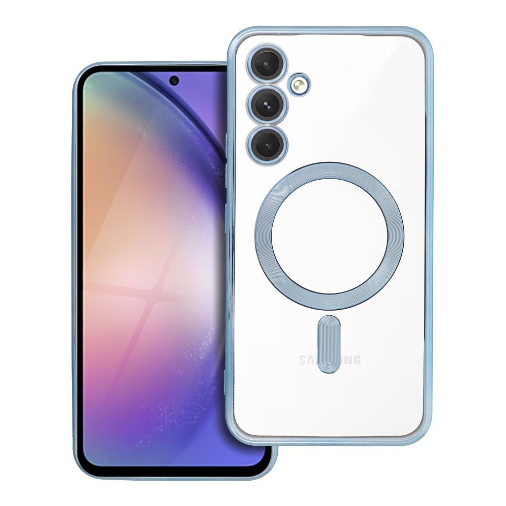 ELECTRO MAG COVER viedtālruņa apvalks saderīgs ar Magnētisko MagSafe SAMSUNG A54 zila