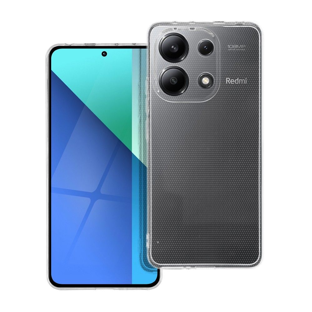 Viedtālruņa apvalks XIAOMI Redmi Note 13 4G (kameras aizsardzība) - skaidrs, 2 mm