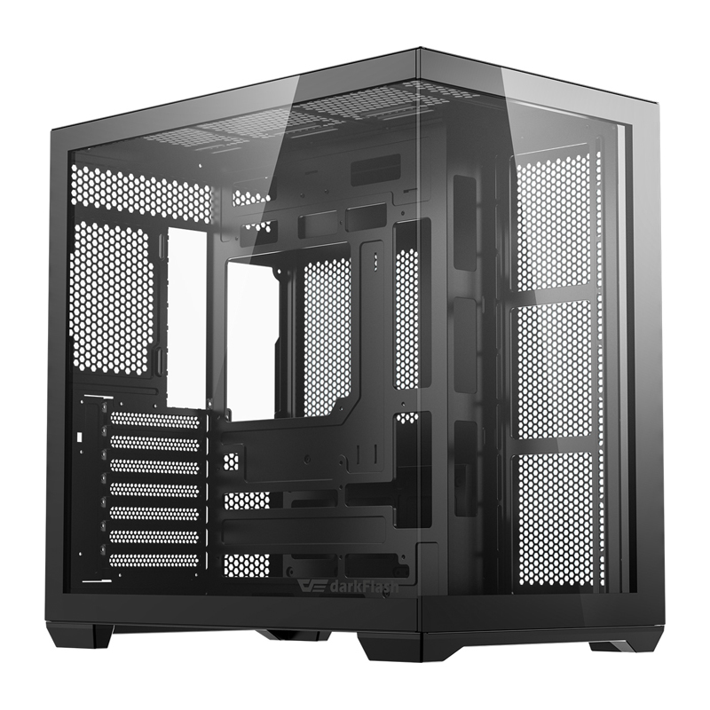 DarkFlash C280 datora korpuss (melns)