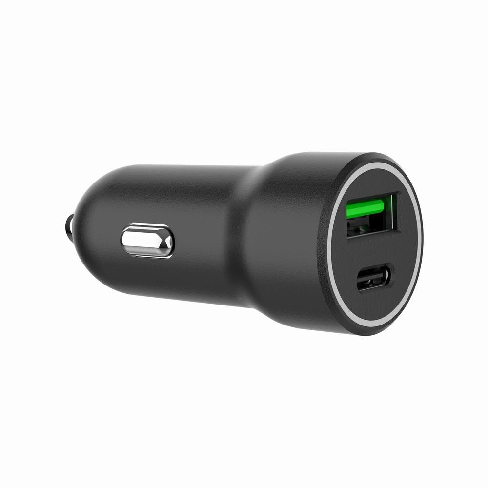 Gembird 2 portu USB automašīnas lādētājs TA-UC-A2PDQC20-CAR-01