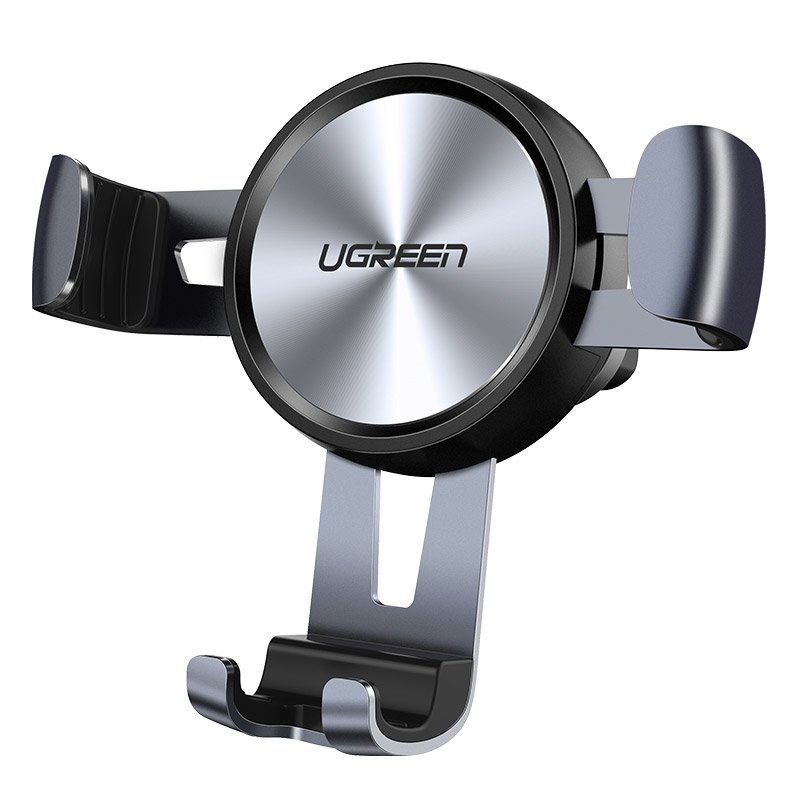 Ugreen auto gravitācijas turētājs ventilācijas restēm pelēks (50564)