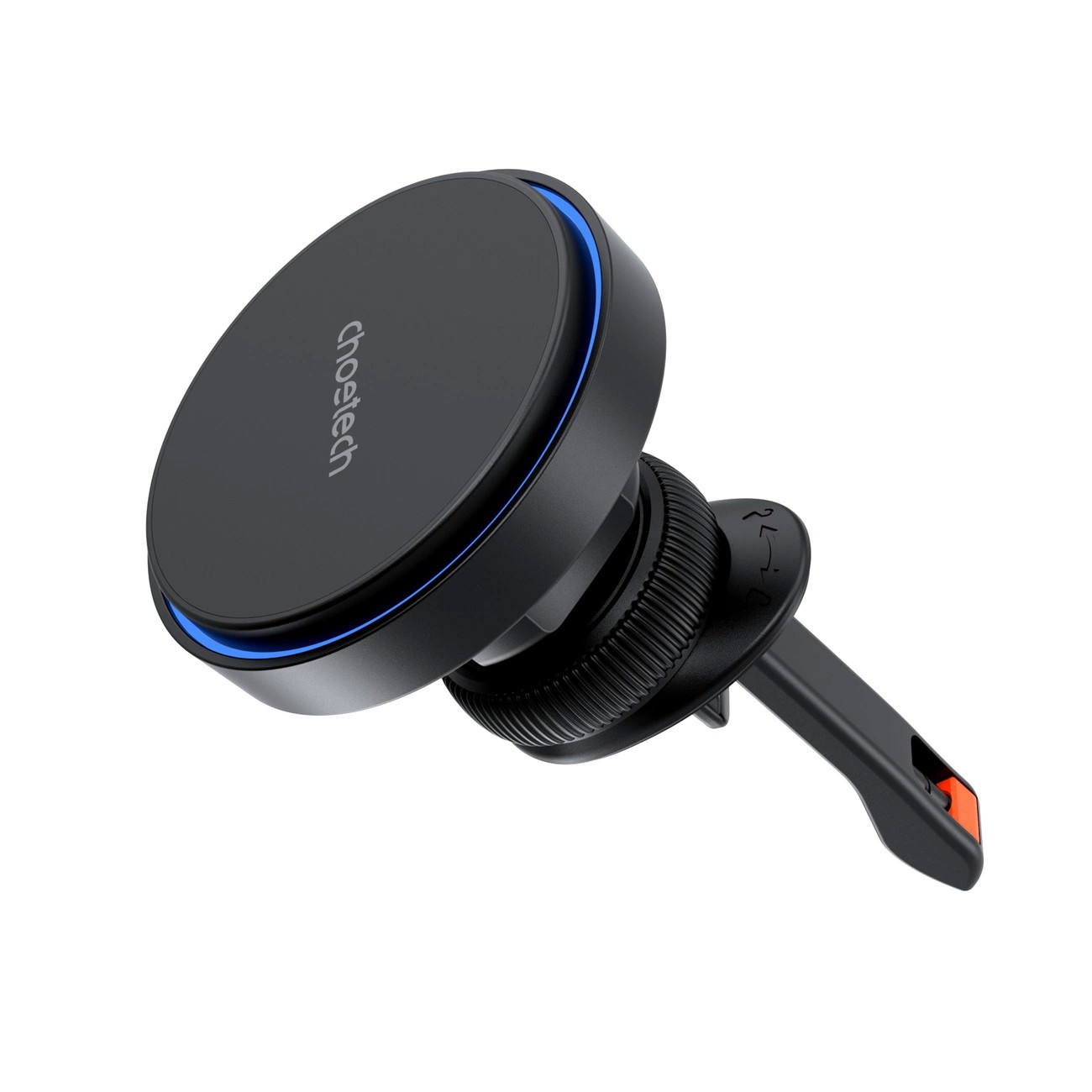 Auto lādētāja turētājs Choetech T205-F MagSafe 15W MagSafe 15W melns
