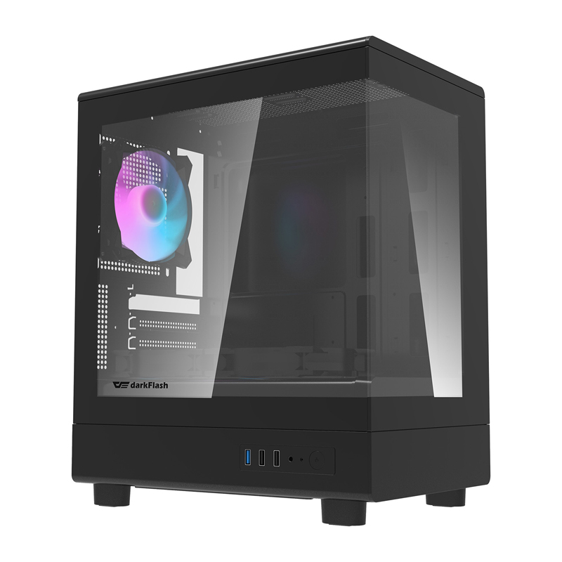 Darkflash DB330M computer maciņš + 3 fans (melns)