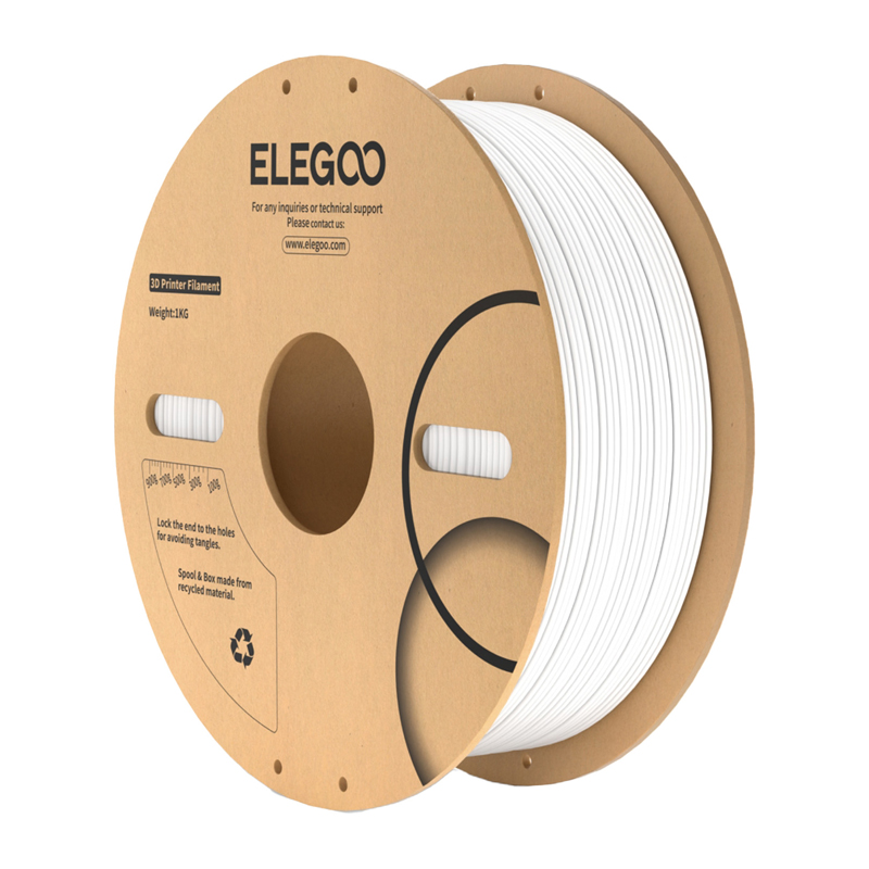 ELEGOO ABS filaments (balts)