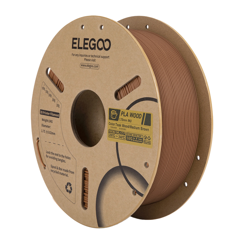 PLA Wood filaments (Indiešu ozols)