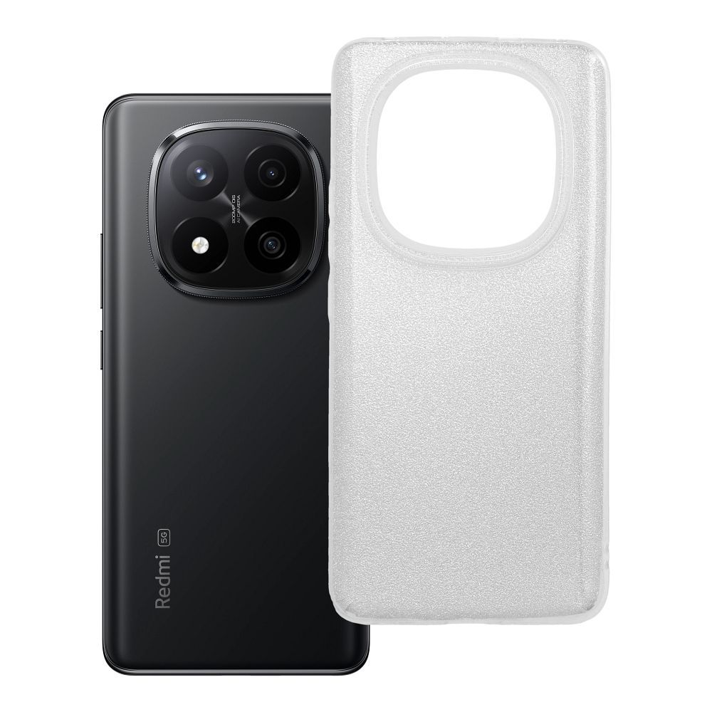 SHINING viedtālruņa apvalks XIAOMI Redmi Note 14 Pro Plus 5G sudraba