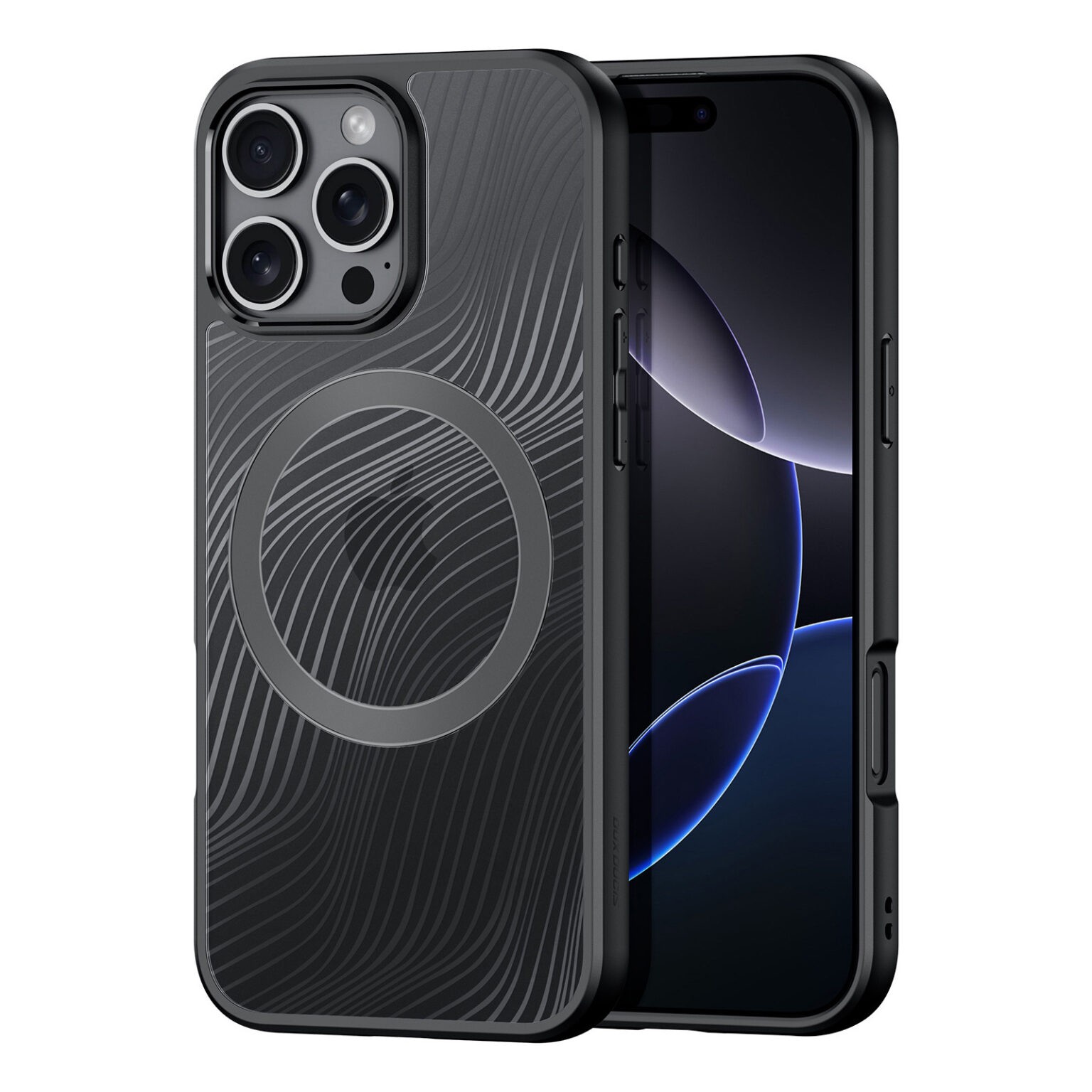 Dux Ducis Aimo Mag vāciņš ar MagSafe iPhone 16 Pro Max - melns